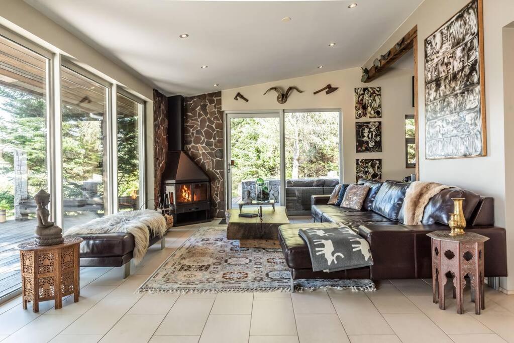 Luxury Lakefront Villa, Infinity Hot Tub And Sauna Grimsnes og Grafningshreppur Exterior photo